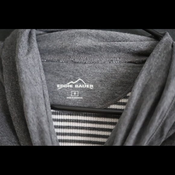 Eddie Bauer Striped Cowl Neck Sweater - Picture 2 of 3
